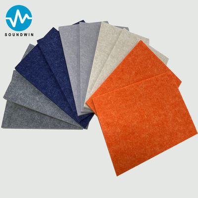 Fireproof  B1 Fire-rated Polyester Fiber Sound Absorbing Felt Panels Pet Acoustic Panel For Classroom