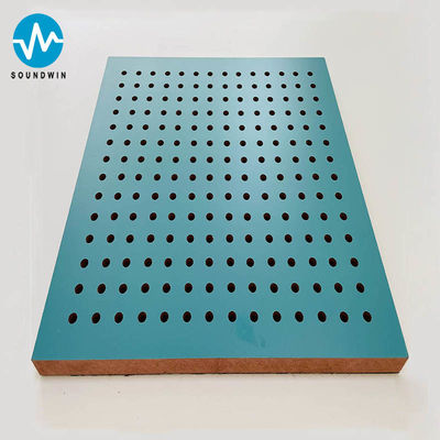 Wooden Perforated Auditorium Sound Insulation Ceiling Acoustic Panel Wood Acoustic Panel For Banquet Hall