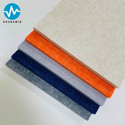Polyester Fiber Sound Proof Colorful Acoustic Panel Pet Fire Retardant Acoustic Board For Studio