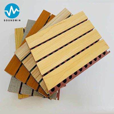 Wooden Sound-absorbing Mdf Panels For Meeting Room