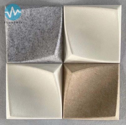 3D Polyester Fiber Acoustic Panel  For Wall cladding of Office