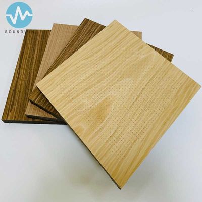 Excellent acoustic performance micro holes acoustic panel fiber panel reduce reverbration time for office