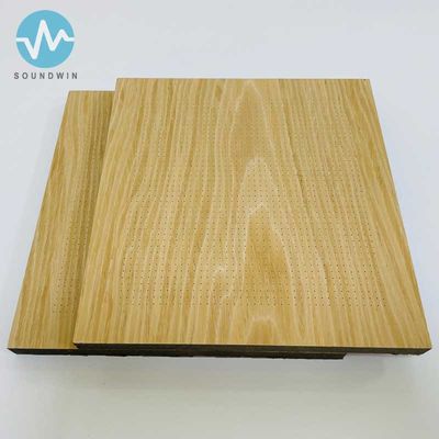 Elegant perforated acoustic panel MGO board quiet the room for conference room