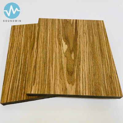 High grade microperforated soundproofing panel solid wood create a comfortable environment for conventional hall