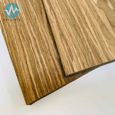High grade microperforated soundproofing panel solid wood create a comfortable environment for conventional hall