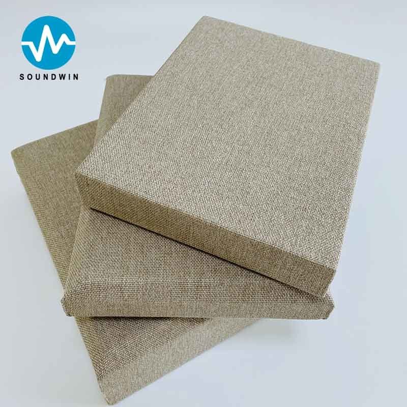 Soft Sound Absorption Board For Audio Rooms Cinema Anti-collision Wall Decoration Cloth Panels For Meeting Room