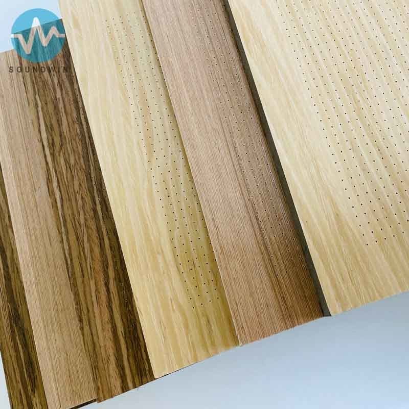 Excellent acoustic performance micro holes acoustic panel fiber panel reduce reverbration time for office