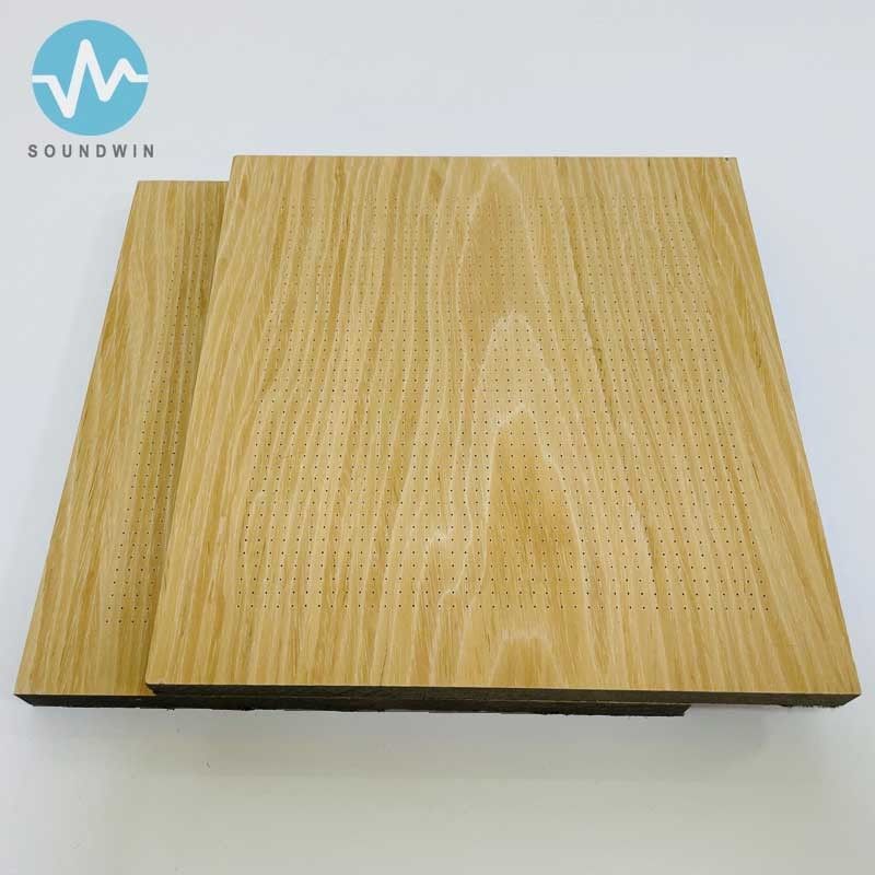 Elegant perforated acoustic panel MGO board quiet the room for conference room